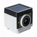 Eco-Friendly Solar Powered Security Camera Royalty Free Stock Photo
