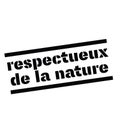 Eco friendly stamp in french