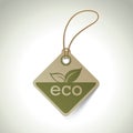 eco friendly tag. Vector illustration decorative design Royalty Free Stock Photo