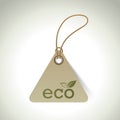 eco friendly tag. Vector illustration decorative design Royalty Free Stock Photo