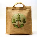 Eco friendly white burlap bags are reusable