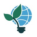 Eco-friendly world-wide-web internet icon