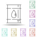 eco fuel outline icon. Elements of Ecology in multi color style icons. Simple icon for websites, web design, mobile app, info Royalty Free Stock Photo