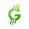 Eco G letter initial company logo