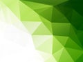 Eco geometric green mosaic background Royalty Free Stock Photo