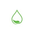 eco green environment logo vector icon illustration Royalty Free Stock Photo