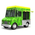 Eco green food truck side