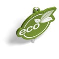 Eco green sign