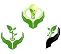 Eco green symbol