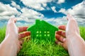 Eco House Royalty Free Stock Photo