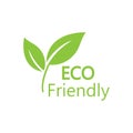 Eco icon. Eco friendly sign. Vector illustration, flat design