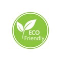 Eco icon. Eco friendly sign. Vector illustration, flat design