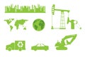 Eco icons Royalty Free Stock Photo