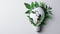 Eco Illumination: Papercut Harmony of Earth's Light