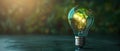 Eco-Innovation: Illuminating Sustainable Futures. Concept Green Technology, Renewable Energy, Royalty Free Stock Photo