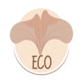 eco label flower