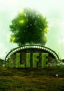 Eco Life and nature concept Royalty Free Stock Photo