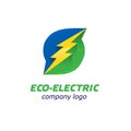 Eco lightning. Electric Company Logo