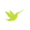 Eco logo calibri nature save bird wildlife flat