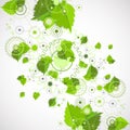 Eco manufacture abstract technology background. Royalty Free Stock Photo