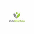 Eco medical logo design