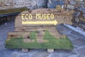 Eco Museum or Museo, in Ainsa, Huesca, Spain in Pyrenees Mountains, an old walled town near Parque National de Ordesa Royalty Free Stock Photo