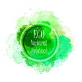 ECO Natural Product - olympic green vector