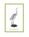 Eco product concept, crane like tree with nest and egg, green eco product idea, eco production,