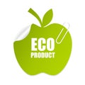 Eco product label Royalty Free Stock Photo