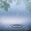 Eco rain Royalty Free Stock Photo