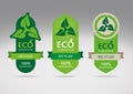 Eco recycle label set