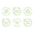 Eco safe, zero waste and recycled material