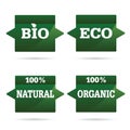 Eco set icon illustration