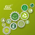 Eco sustainibility Royalty Free Stock Photo