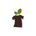 Eco tshirt vector design template illustration Royalty Free Stock Photo