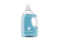 EcoClean liquid detergent bottle with leaf logo for a fresh home Royalty Free Stock Photo