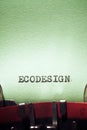 Ecodesign concept view