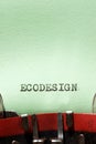 Ecodesign concept view