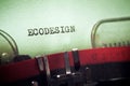 Ecodesign concept view