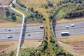 Ecoduct De Borkeld on the highway A1 in Rijssen the Netherlands Royalty Free Stock Photo