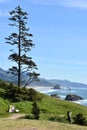 Ecola State Park at Cannon Beach in Oregon Royalty Free Stock Photo