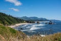 Ecola State Park in Oregon on a sunny summer day Royalty Free Stock Photo