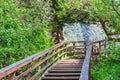 Stairway to the beach at Ecola State Park on the Oregon coast Royalty Free Stock Photo