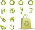 Ecologic icon set