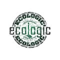 Ecologic rubber stamp