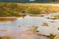 Ecological catastrophy in mud sand quarry