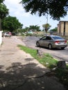 Ecological damage: trees in Puerto Ordaz city, Venezuela, are being cut down in the protests of this South American country. M