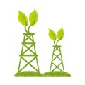 Ecological energy alternatives icon