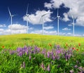 Ecological energy composition Royalty Free Stock Photo