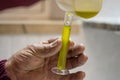 Ecological extra virgin olive oil production with modern technology Royalty Free Stock Photo